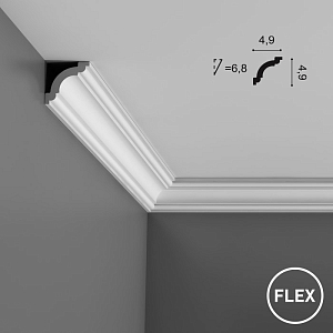 Карниз гибкий CX124F Orac Decor