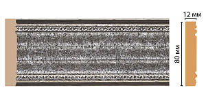 Молдинг Decomaster 150-44 (размер 80х12х2400)