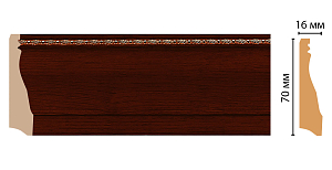 Плинтус напольный Decomaster 193-52 (70x16x2400)