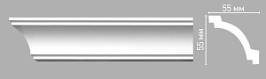 96516 плинтус Decomaster (55х55х2400мм)