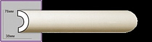 Молдинг с гладким профилем CR501 (2,00 м)