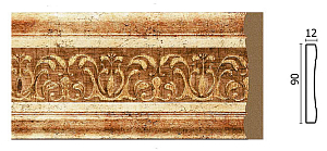 163-126 молдинг (размер 90x12x2400)