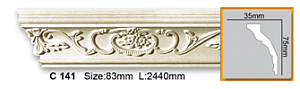 Карниз с орнаментом C141 FLEXI (2,44 м)