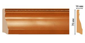 Плинтус напольный Decomaster 193-53 (70x16x2400)