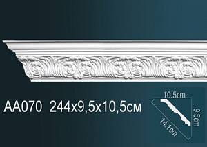 AA070 карниз с орнаментом Perfect Decor