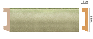 Плинтус Decomaster D234-373ДМ (58*16*2400мм)