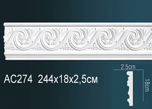 AC274 молдинг с орнаментом Perfect Decor