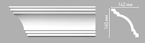 96275 плинтус Decomaster (140х142х2400мм)