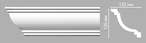 96274 плинтус Decomaster (120х120х2400мм)
