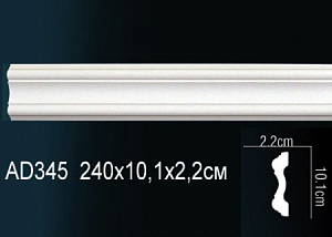 AD345 молдинг гладкий Perfect Decor