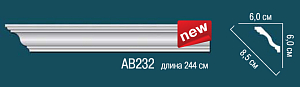 AB232 карниз гладкий Perfect Decor