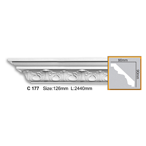 Карниз с орнаментом C177 (2,00 м)