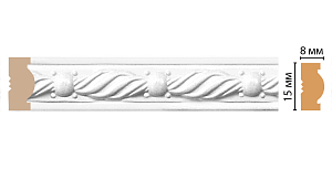 Молдинг Decomaster 105-16 (размер 15x8x2400)