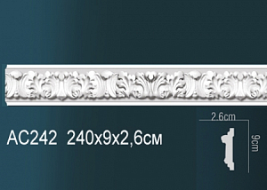 AC242 молдинг с орнаментом Perfect Decor