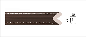 Уголок C1025-39S (25x25x2400)